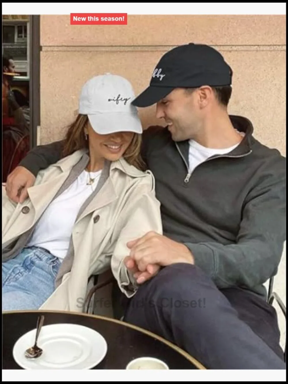 Matching Mr & Mrs Couples Baseball Cap Set Wedding Anniversary Gift
